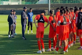 U17 Việt Nam thay đổi đối thủ ở trận đấu tập cuối cùng tại Hàn Quốc
