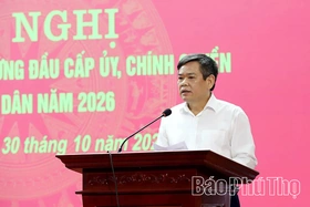 Xã Lâm Thao tổ chức đối thoại giữa người đứng đầu cấp ủy, chính quyền với Nhân dân