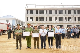Phường Tân Hòa diễn tập chiến đấu phòng thủ năm 2026