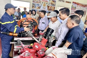 Phường Thanh Miếu ra mắt Trung tâm học tập cộng đồng về phòng cháy, chữa cháy và cứu nạn, cứu hộ