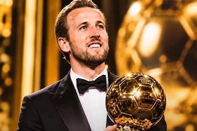 Harry Kane vượt mặt Mbappe và Yamal, giành Quả bóng Vàng 2026