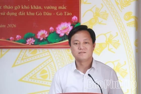 Xã Bản Nguyên sinh hoạt chuyên để tháo gỡ vướng mắc Dự án Gò Dâu - Gò Táo