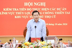 Tháo gỡ khó khăn, đẩy nhanh tiến độ các dự án thủy lợi, phòng, chống thiên tai