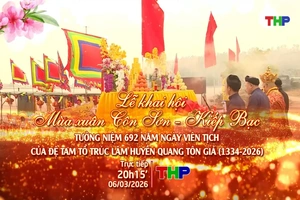 Truyền hình: Lễ khai hội mùa Xuân Côn Sơn – Kiếp Bạc 2026