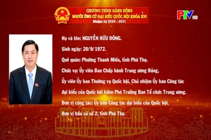 Tiểu sử và chương trình hành động ứng cử Đại biểu Quốc hội khóa XVI của đồng chí Nguyễn Hữu Đông