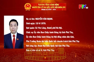 Chương trình hành động ứng cử Đại biểu Quốc hội khóa XVI của đồng chí Nguyễn Văn Mạnh