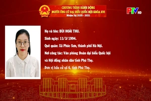 Chương trình hành động ứng cử Đại biểu Quốc hội khóa XVI của đồng chí Bùi Hoài Thu
