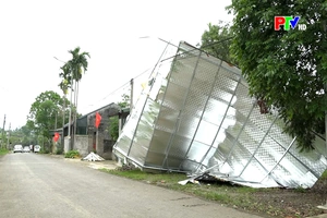 Mưa lớn gây thiệt hại tại một số địa phương