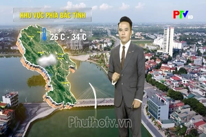 Dự báo thời tiết tỉnh Phú Thọ ngày 19/7/2026