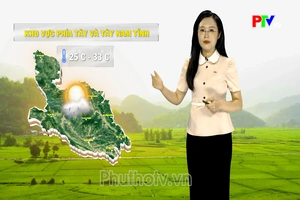 Dự báo thời tiết tỉnh Phú Thọ ngày 4/8/2026