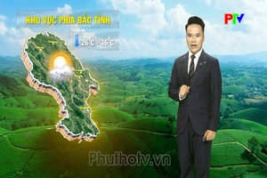 Dự báo thời tiết tỉnh Phú Thọ ngày 12/8/2026