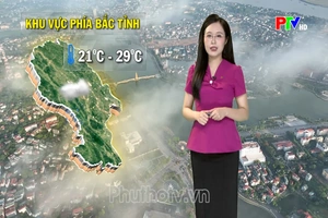 Dự báo thời tiết tỉnh Phú Thọ ngày 05/10/2026