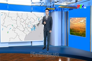 Dự báo thời tiết tỉnh Phú Thọ ngày 24/10/2026
