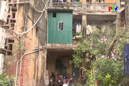 Chung cư xuống cấp không đảm bảo an toàn