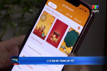 Lì xì online trong dịp Tết&nbsp;