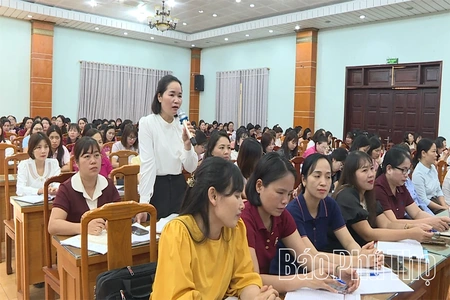 Tập huấn phổ cập giáo dục mầm non cho trẻ 3 đến 5 tuổi