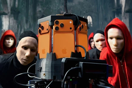 Đạo diễn Việt quay video 360 độ bằng 8 chiếc iPhone 17 Pro