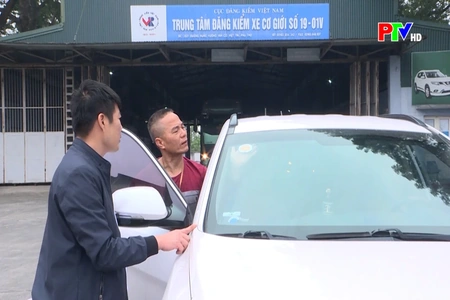 Bỏ tem kiểm định dán trên kính ô tô từ năm 2027