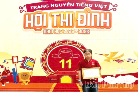 Học sinh Trường Tiểu học Supe giành giải Nhất 
