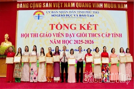 Tổng kết Hội thi giáo viên dạy giỏi THCS cấp tỉnh