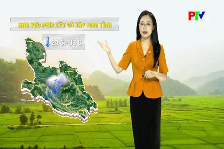Dự báo thời tiết tỉnh Phú Thọ ngày 21/5/2026