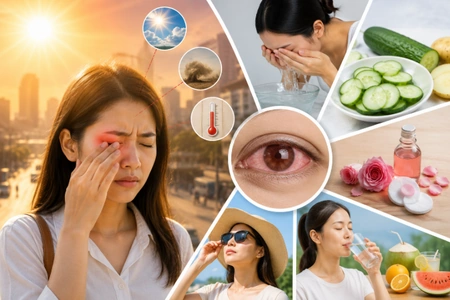 5 cách bảo vệ mắt trước tác hại của nắng nóng mùa hè
