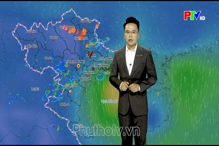 Dự báo thời tiết tỉnh Phú Thọ ngày 14/6/2026