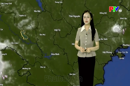 Dự báo thời tiết tỉnh Phú Thọ ngày 12/6/2026