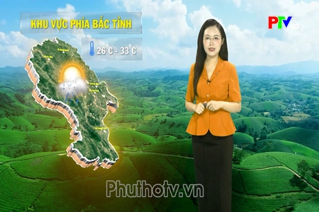 Dự báo thời tiết tỉnh Phú Thọ ngày 18/6/2026