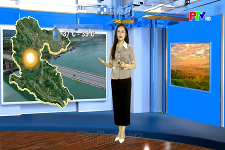 Dự báo thời tiết tỉnh Phú Thọ ngày 25/6/2026