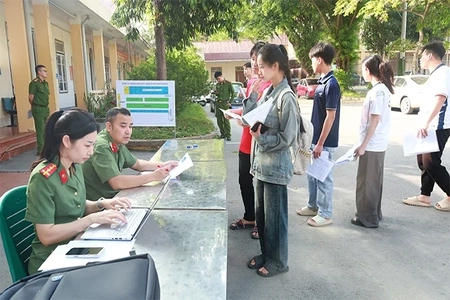 Công bố điểm thi và nhận đơn phúc khảo bài thi Kỳ thi đánh giá của Bộ Công an năm 2026