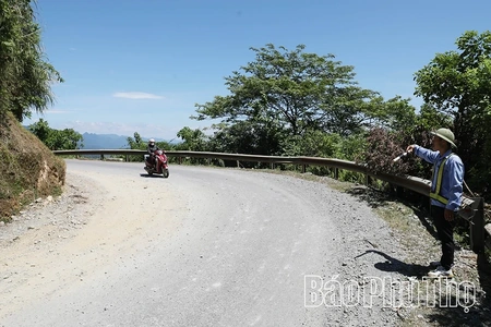 Bảo đảm giao thông an toàn, thông suốt trên tỉnh lộ 443
