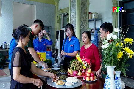 Dấu ấn tuổi trẻ trên hành trình tri ân