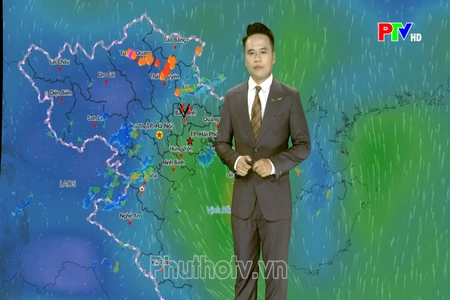 Dự báo thời tiết tỉnh Phú Thọ ngày 1/8/2026