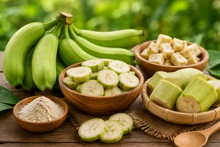 5 lợi ích sức khỏe tiềm năng của chuối xanh