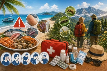Bí kíp bỏ túi để tránh nguy cơ ngộ độc, dị ứng khi đi du lịch trong kỳ nghỉ 2/9