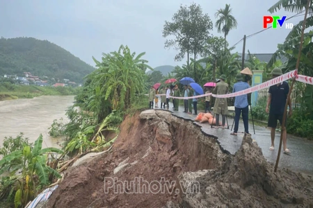 Phú Thọ di dời 145 hộ dân ra khỏi vùng nguy cơ sạt lở