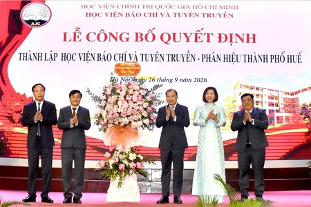 Học viện Báo chí và Tuyên truyền công bố Quyết định thành lập Phân hiệu thành phố Huế
