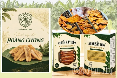 Ngọt thơm vị chuối sấy dẻo Hoàng Cương
