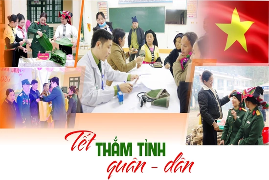 Tết thắm tình quân - dân