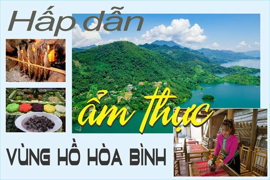 Hấp dẫn ẩm thực vùng hồ Hòa Bình