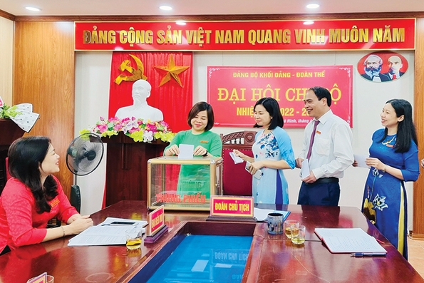 Đại hội chi bộ trực thuộc Đảng ủy cơ sở nhiệm kỳ 2022 - 2025: Đợt sinh hoạt chính trị sâu rộng