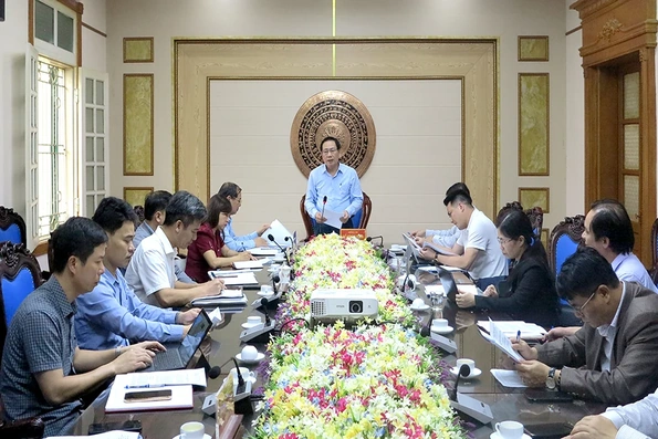 Kiểm tra tiến độ triển khai Cuộc thi sáng tạo thanh thiếu niên, nhi đồng tỉnh tại Tân Sơn, Tam Nông