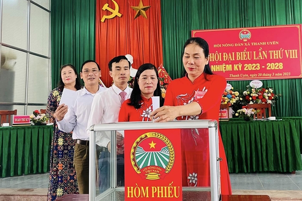Hoàn thành Đại hội Hội Nông dân cấp cơ sở