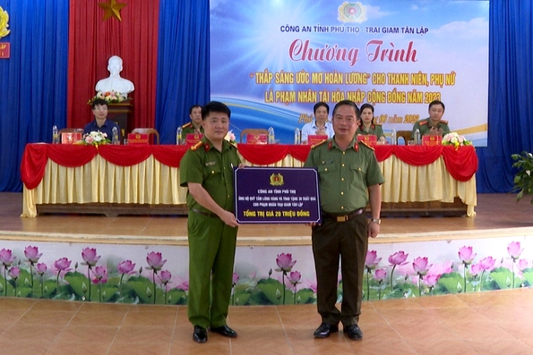 “Thắp sáng giấc mơ hoàn lương” cho phạm nhân, trại viên trong độ tuổi thanh niên