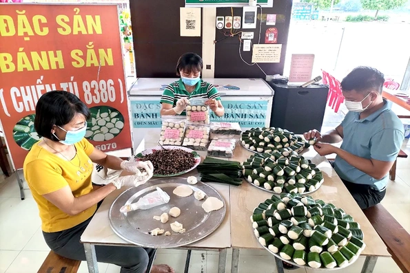 Đậm đà bánh sắn Hiền Lương