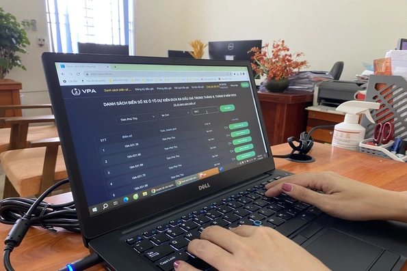 Phú Thọ có trên 2.500 biển số xe ô tô sẽ được đấu giá trực tuyến