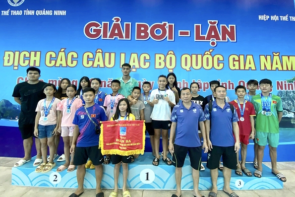 Phú Thọ giành 15 Huy chương Vàng tại Giải Bơi - Lặn Vô địch các CLB Quốc gia