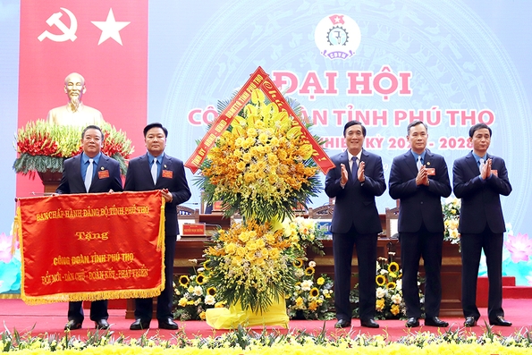 Đại hội Công đoàn tỉnh Phú Thọ lần thứ XVII, nhiệm kỳ 2023-2028