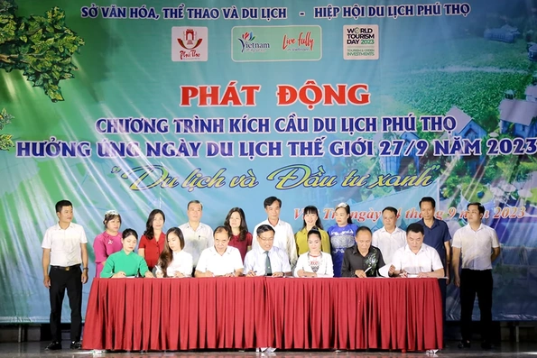 Phát động chương trình kích cầu du lịch Phú Thọ